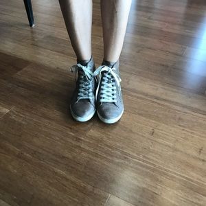 Frye Kira Studded Hightop Sneakers